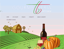 Tablet Screenshot of gourmetteria.com